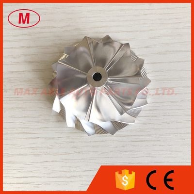 China K04 5306-123-2014 Upgrade 46.39/60.00mm 7+7 blades high performance turbocharger billet/milling compressor wheel supplier