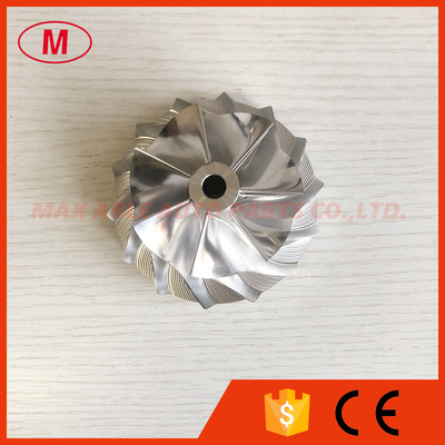 China S300 169565 61.40/84.62mm 7+7 blades turbo billet/milling/aluminum 2618 compressor wheel for Racing supplier