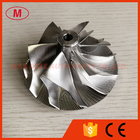 PTE58 58.00/76.20mm 6+6 blades point milling turbocharger milling/aluminum 2618/billet compressor wheel for PTE5858CEA